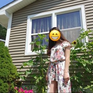 Beautiful floral romper